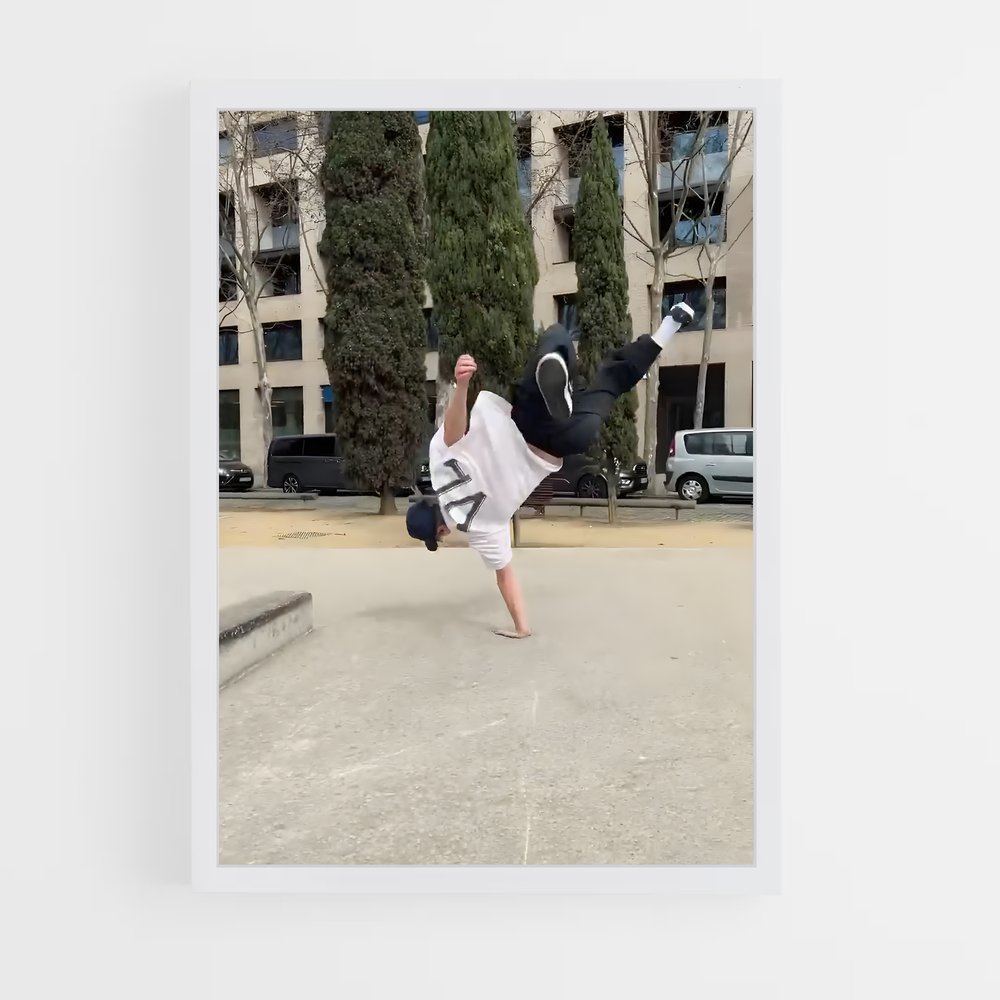 Poster L'Art du Handstand – affiche Parkour et freerun (vue 3)